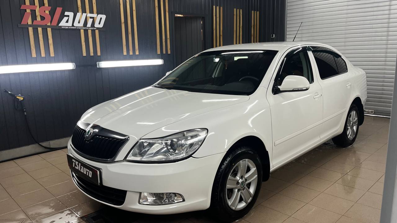Skoda Octavia A5 мойка двигателя в Волгограде